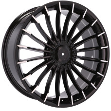 Автомобільні диски Racing Line 21*8.5+10 10*112/120 ET25+ET41 72.6 Alpina Black BMW 7