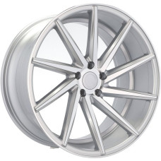 Автомобильные диски Racing Line 19*8.5+8.5 5*112 ET30+30 66.5 Styel CVT Polish Silver