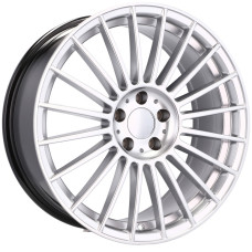 Автомобильные диски Racing Line 19*8.5+9.5 5*120 ET33+38 72.6 Alpina Silver New 