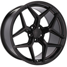 Автомобильные диски Haxer HX04F 19*8.5+9.5 5*112 ET27+40 66.5 BLHM