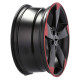 Автомобільні диски Racing Line 19*8.5 5*112 ET45 66.5 Audi Rotor Red A3/S3