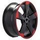 Автомобільні диски Racing Line 19*8.5 5*112 ET45 66.5 Audi Rotor Red A3/S3