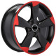 Автомобільні диски Racing Line 19*8.5 5*112 ET45 66.5 Audi Rotor Red A3/S3