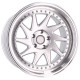 Автомобильные диски Racing Line 20*9.5+11.0 5*120 ET25+25 74.1 BBS Style Silver Polish