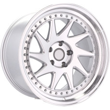 Автомобильные диски Racing Line 20*9.5+11.0 5*120 ET25+25 74.1 BBS Style Silver Polish