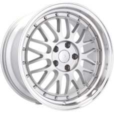 Автомобильные диски Racing Line 18x8.0+9.0 5x120 ET20+15 74.1 BBS Style Silver