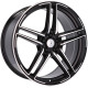 Автомобильные диски Racing Line 21x9.5 5x112 ET31 66.5 ABT Style Audi Q7