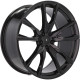 22x9.5+10.5 5x112 ET32+43 66.6 BL BMW 755M Стиль  X7/G07