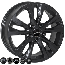 Автомобільні диски ZW-BK5212 MattBLACK 16*6.5 5x114.3 ET40 67.1