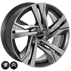 Автомобільні диски ZW-BK5543 GP 16*7 5x108 ET38 65.1
